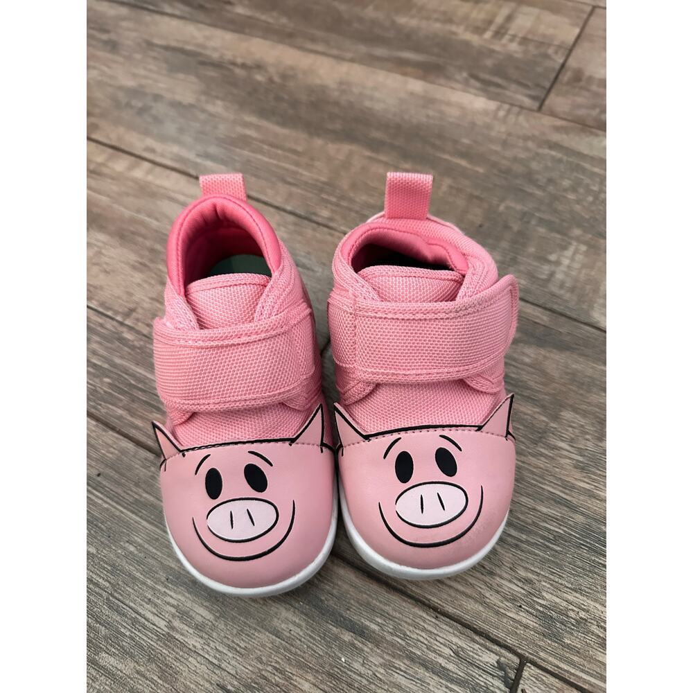 ikiki Girl's Pink Mo Willems' Piggie Squeaky Toddler Shoes Size 5 - Picture 4 of 8